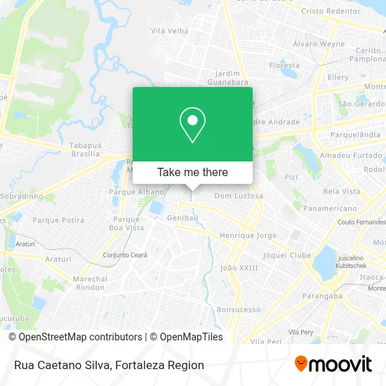 Rua Caetano Silva map