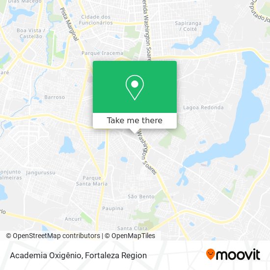 Mapa Academia Oxigênio