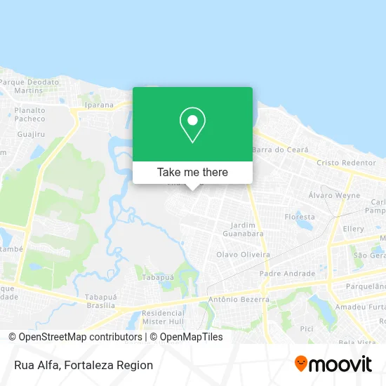 Rua Alfa map