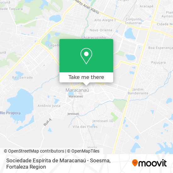 Mapa Sociedade Espírita de Maracanaú - Soesma