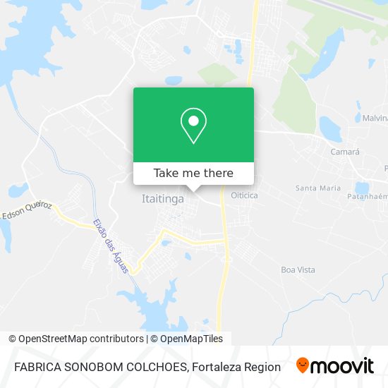 FABRICA SONOBOM COLCHOES map