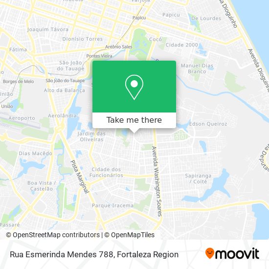 Rua Esmerinda Mendes 788 map