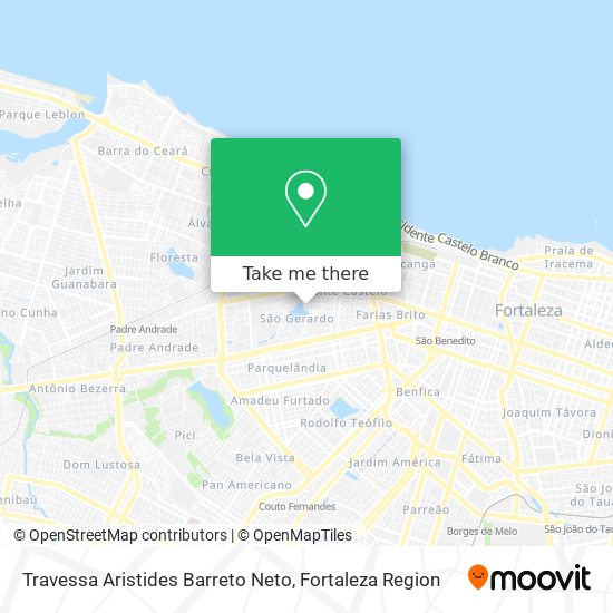 Travessa Aristides Barreto Neto map