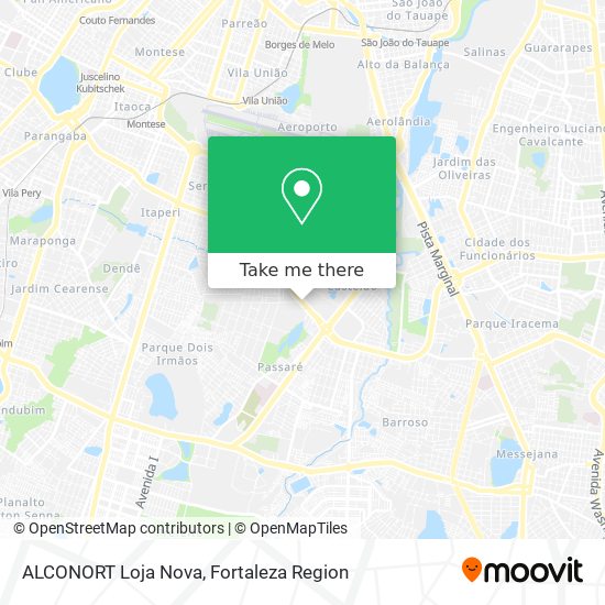 ALCONORT Loja Nova map