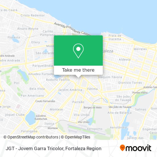 JGT - Jovem Garra Tricolor map