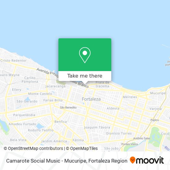 Camarote Social Music - Mucuripe map