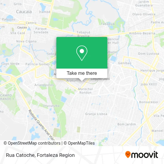 Rua Catoche map