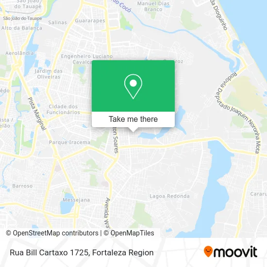 Rua Bill Cartaxo 1725 map