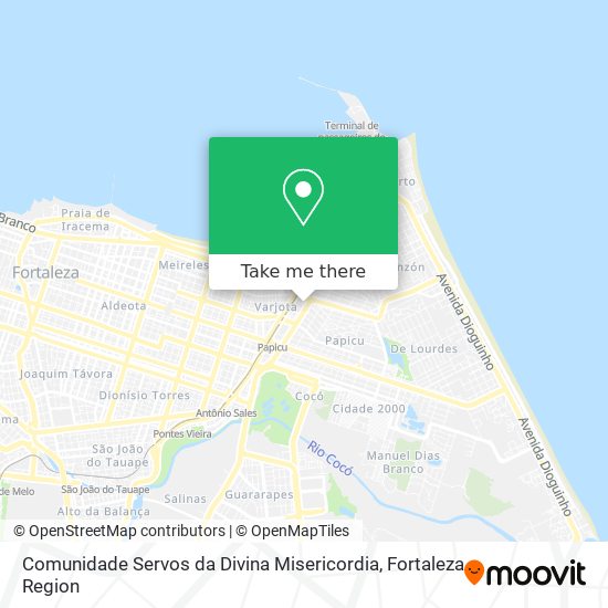 Comunidade Servos da Divina Misericordia map