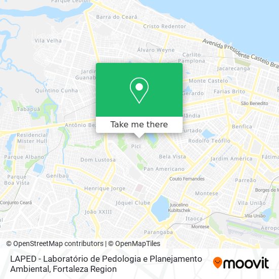 LAPED - Laboratório de Pedologia e Planejamento Ambiental map