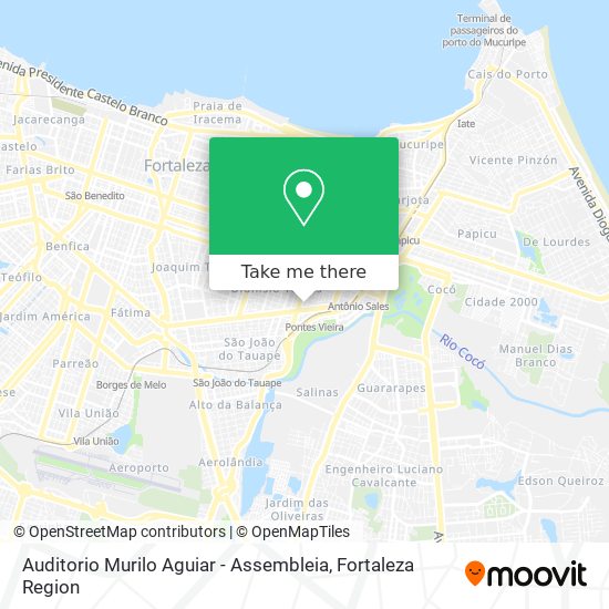 Mapa Auditorio Murilo Aguiar - Assembleia