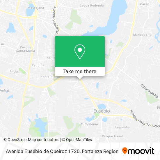 Avenida Eusébio de Queiroz 1720 map