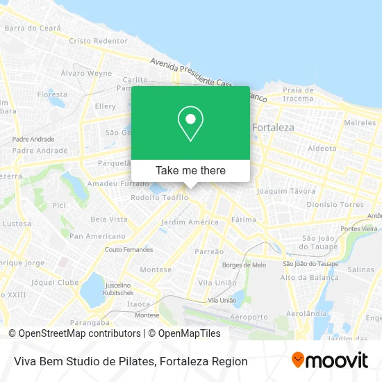 Viva Bem Studio de Pilates map