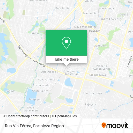 Rua Via Férrea map