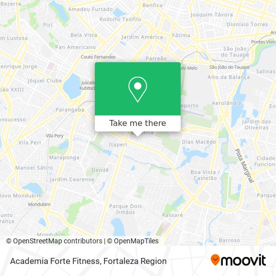 Academia Forte Fitness map