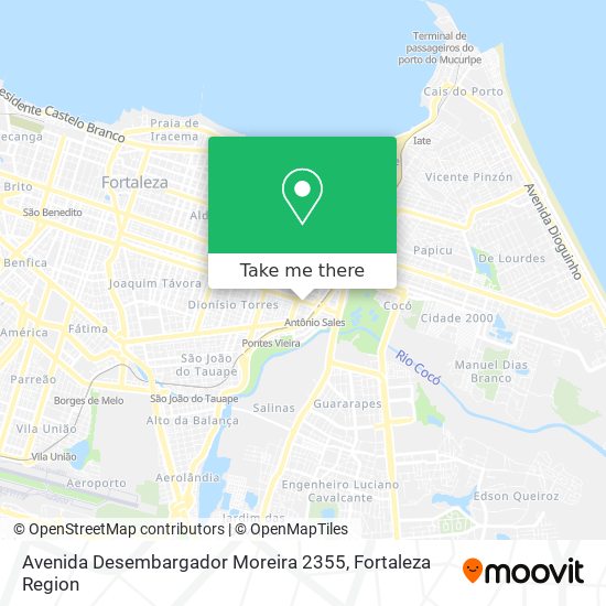 Mapa Avenida Desembargador Moreira 2355