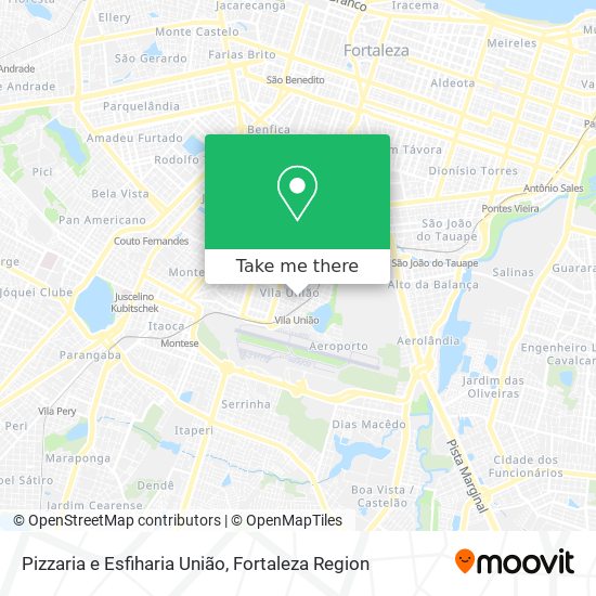 Pizzaria e Esfiharia União map