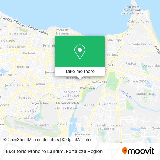 Escritorio Pinheiro Landim map