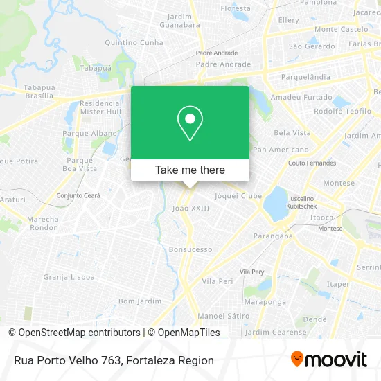 Rua Porto Velho 763 map