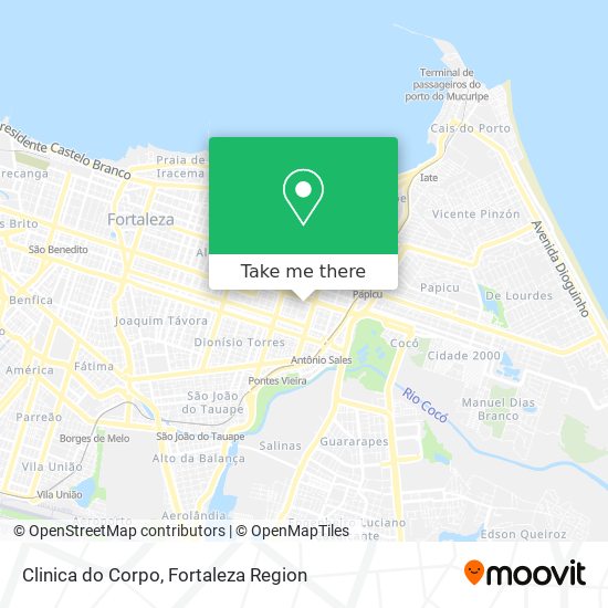 Clinica do Corpo map