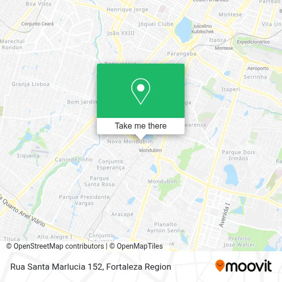Rua Santa Marlucia 152 map