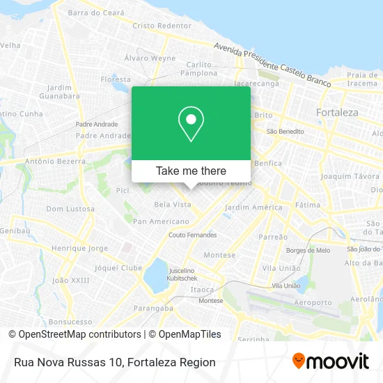 Rua Nova Russas 10 map