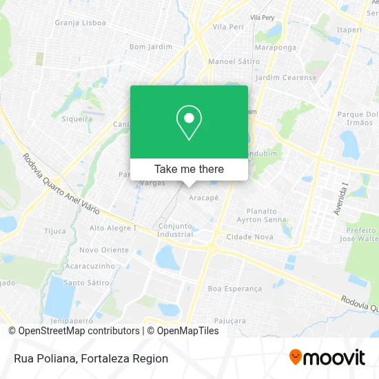 Rua Poliana map