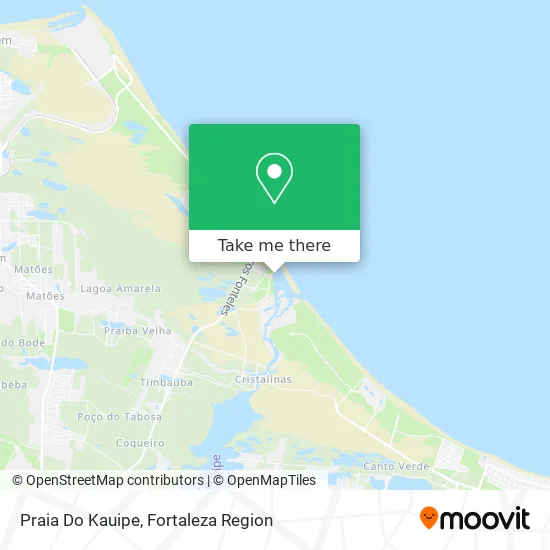 Praia Do Kauipe map