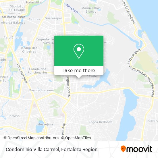 Condomínio Villa Carmel map