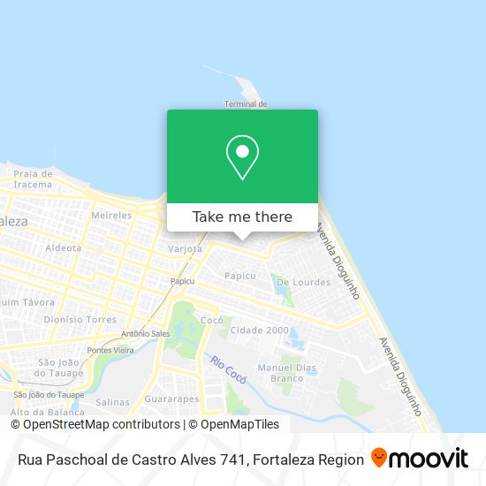 Rua Paschoal de Castro Alves 741 map