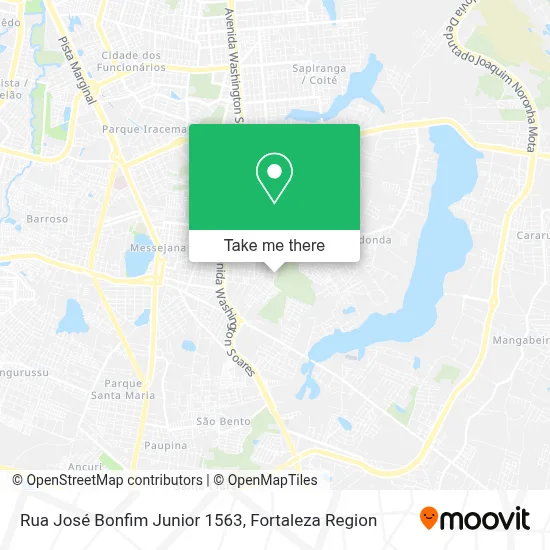 Rua José Bonfim Junior 1563 map