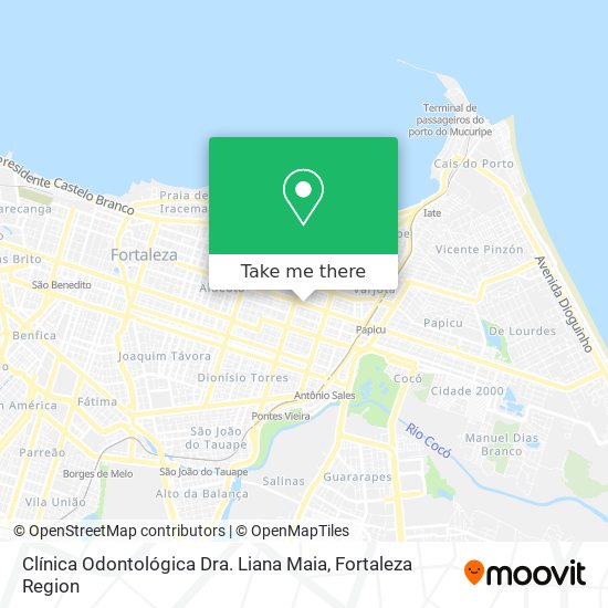 Clínica Odontológica Dra. Liana Maia map