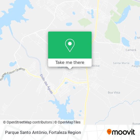 Parque Santo Antônio map