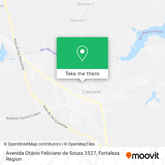 Avenida Otávio Felíciano de Souza 3527 map