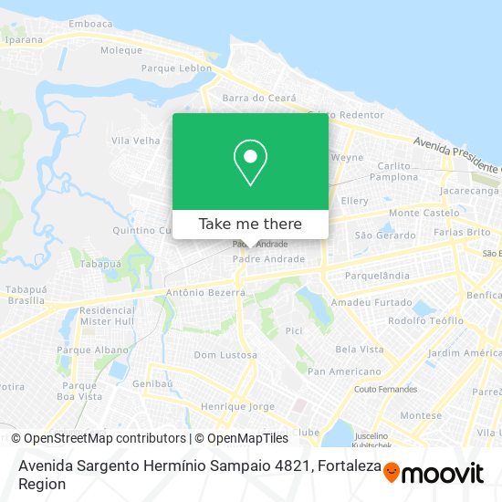 Avenida Sargento Hermínio Sampaio 4821 map