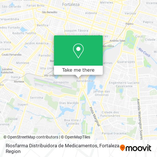 Riosfarma Distribuidora de Medicamentos map