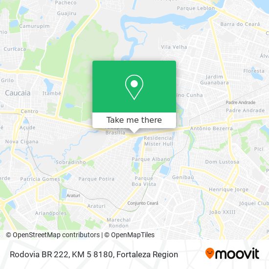Rodovia BR 222, KM 5 8180 map