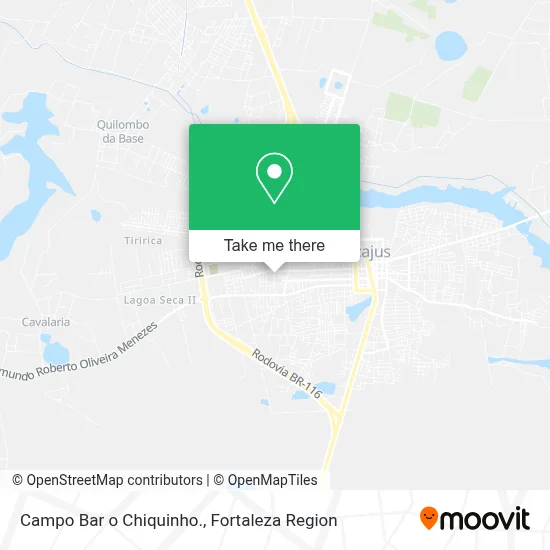 Campo Bar o Chiquinho. map