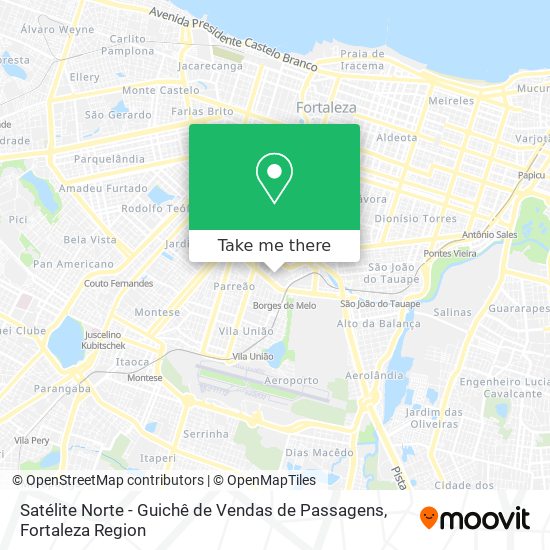 Satélite Norte - Guichê de Vendas de Passagens map