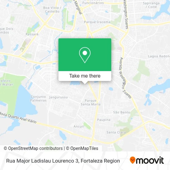 Rua Major Ladislau Lourenco 3 map