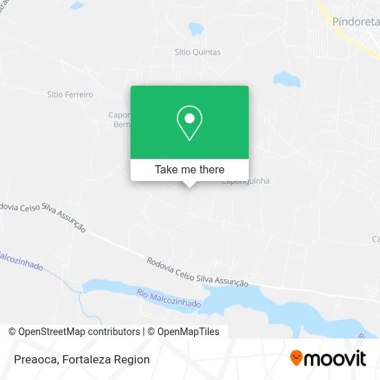 Preaoca map