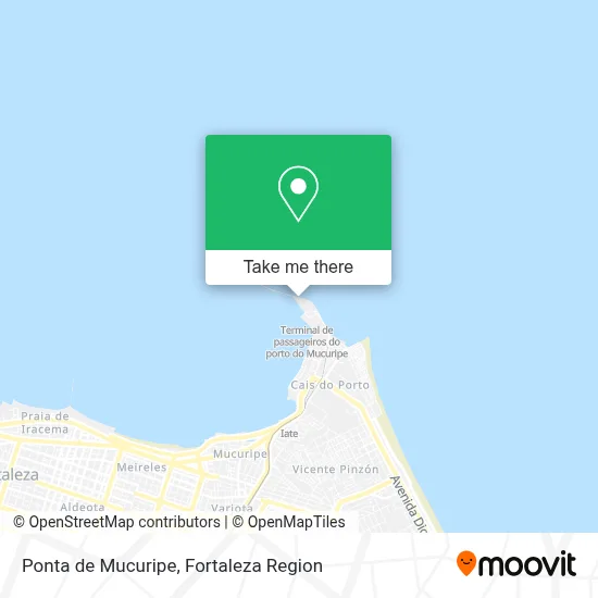 Ponta de Mucuripe map