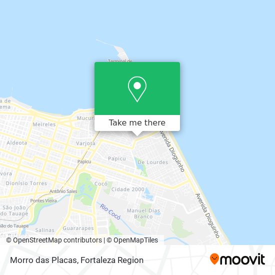 Morro das Placas map