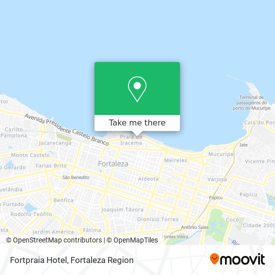 Fortpraia Hotel map