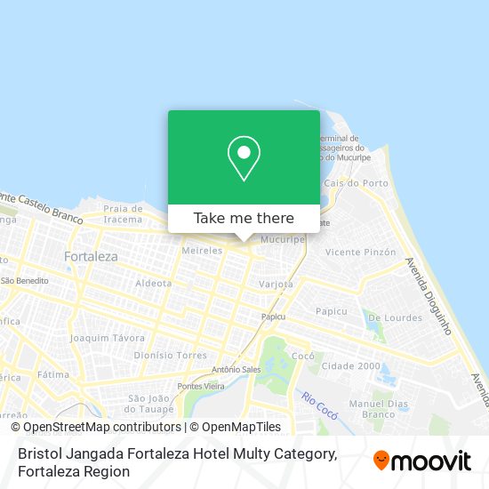 Bristol Jangada Fortaleza Hotel Multy Category map