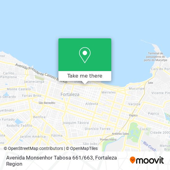 Mapa Avenida Monsenhor Tabosa 661 / 663