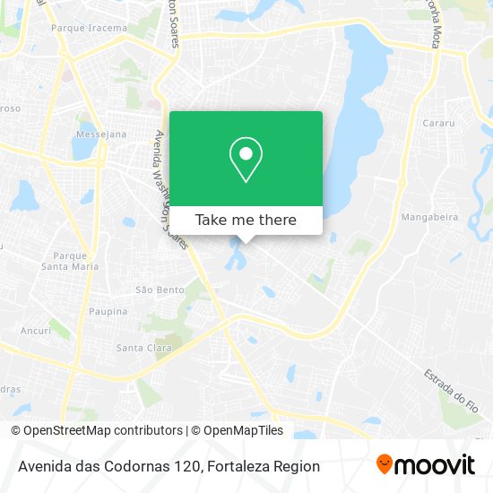 Avenida das Codornas 120 map