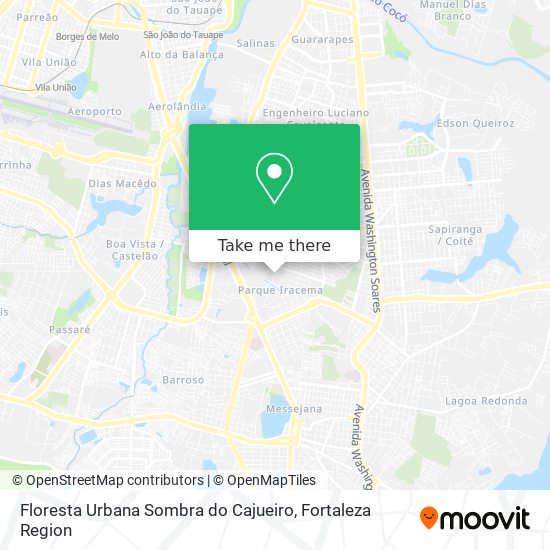 Floresta Urbana Sombra do Cajueiro map
