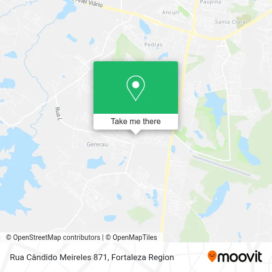 Rua Cândido Meireles 871 map