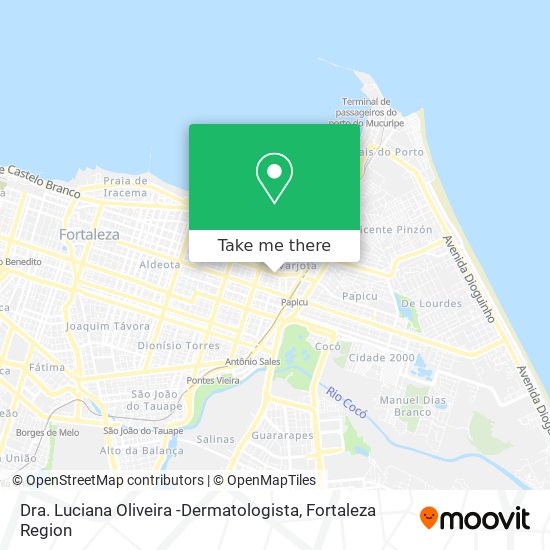 Dra. Luciana Oliveira -Dermatologista map